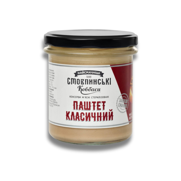 КОНСЕРВИ М’ЯСНІ стерилізовані “Паштет Класичний”
